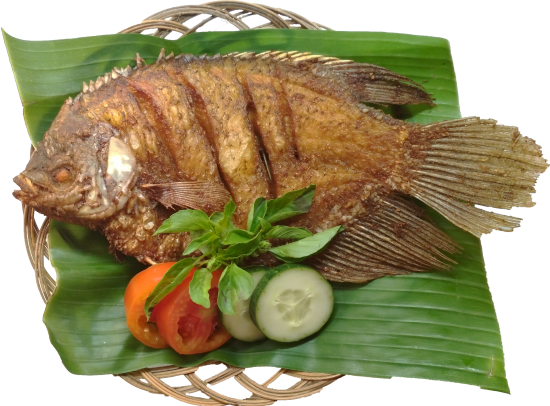 Ikan Gurameh Goreng